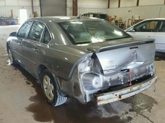 2G1WT58N669368267 - 2006 CHEVROLET IMPALA LT GRAY photo 3