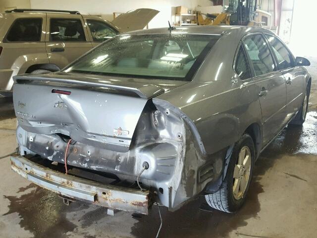 2G1WT58N669368267 - 2006 CHEVROLET IMPALA LT GRAY photo 4