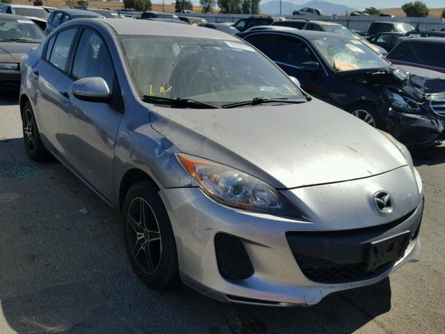 JM1BL1V81C1547510 - 2012 MAZDA 3 SILVER photo 1