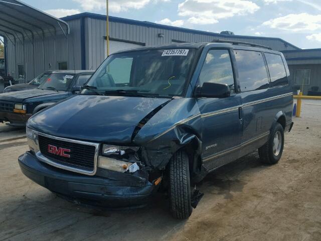 1GKDM19W0SB531763 - 1995 GMC SAFARI BLUE photo 2