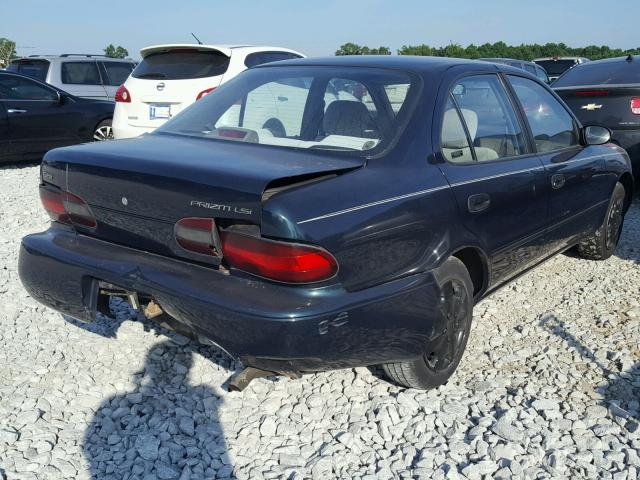 1Y1SK5263VZ402353 - 1997 GEO PRIZM BASE მწვანე ფოტო 4