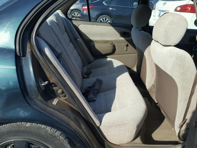 1Y1SK5263VZ402353 - 1997 GEO PRIZM BASE მწვანე ფოტო 6