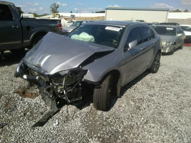 1C3CCBBG2DN716745 - 2013 CHRYSLER 200 GRAY photo 2