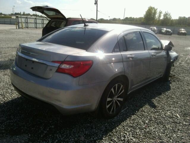 1C3CCBBG2DN716745 - 2013 CHRYSLER 200 GRAY photo 4