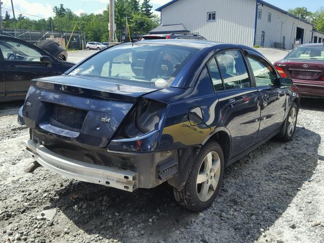 1G8AL55BX7Z188013 - 2007 SATURN ION LEVEL BLUE photo 4