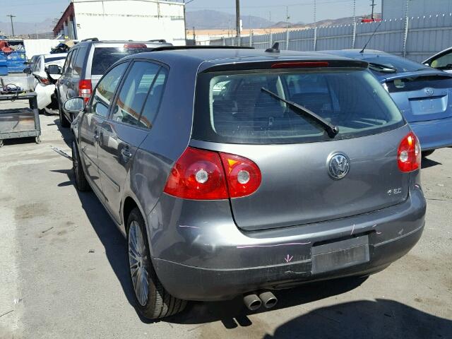 WVWDR71K57W068415 - 2007 VOLKSWAGEN RABBIT GRAY photo 3