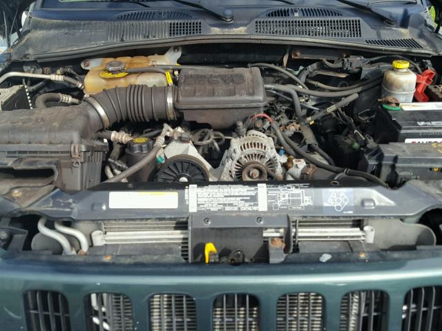 1J4GL58K02W215042 - 2002 JEEP LIBERTY LI GREEN photo 7