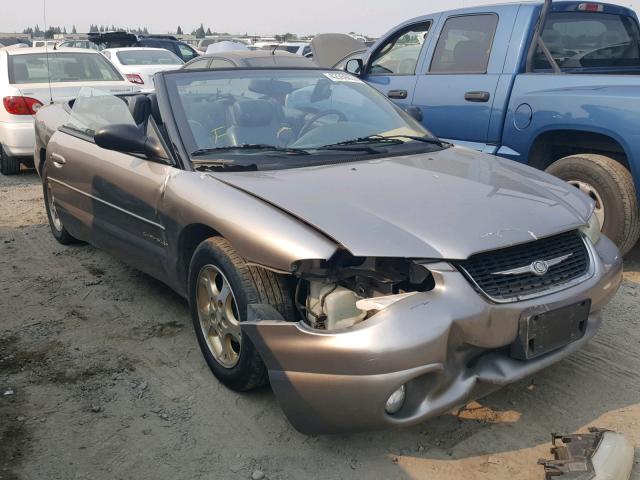 3C3EL55H9XT609212 - 1999 CHRYSLER SEBRING JX GRAY photo 1