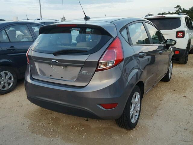 3FADP4EJ4EM103583 - 2014 FORD FIESTA GRAY photo 4