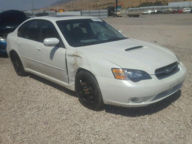 4S3BL676656206439 - 2005 SUBARU LEGACY GT WHITE photo 1