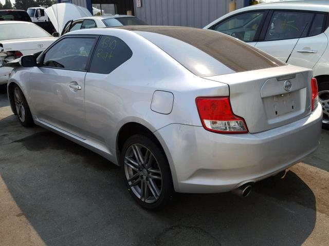 JTKJF5C71C3040706 - 2012 TOYOTA SCION TC 银色 照片 3