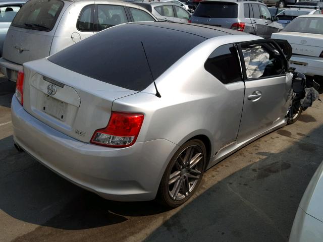 JTKJF5C71C3040706 - 2012 TOYOTA SCION TC 银色 照片 4