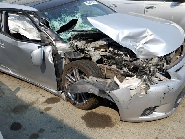 JTKJF5C71C3040706 - 2012 TOYOTA SCION TC 银色 照片 9