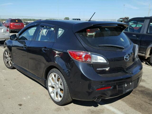 JM1BL1L35C1696171 - 2012 MAZDA SPEED 3 BLACK photo 3