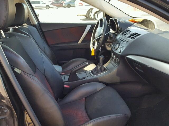 JM1BL1L35C1696171 - 2012 MAZDA SPEED 3 BLACK photo 5