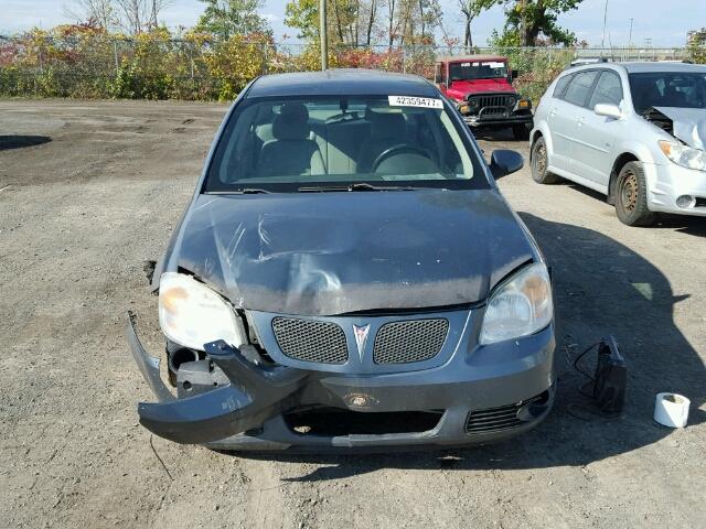 1G2AL52F757618011 - 2005 PONTIAC PURSUIT GRAY photo 9