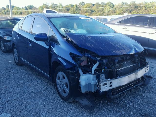 JTDKN3DU9B1414304 - 2011 TOYOTA PRIUS BLUE photo 1