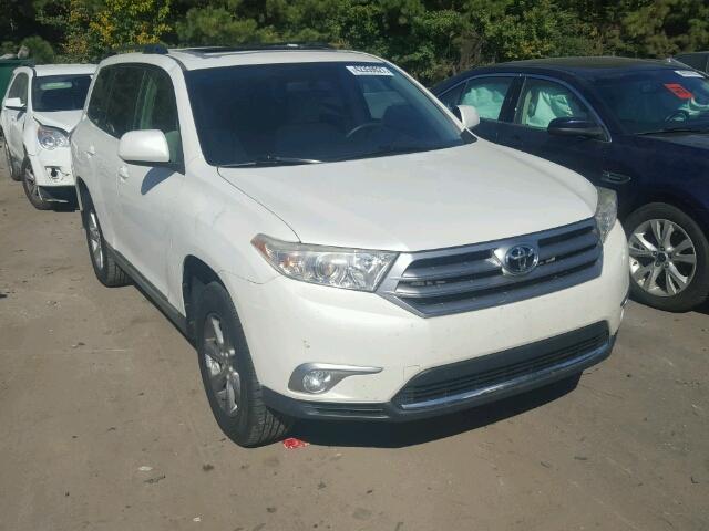 5TDZK3EHXBS032682 - 2011 TOYOTA HIGHLANDER WHITE photo 1