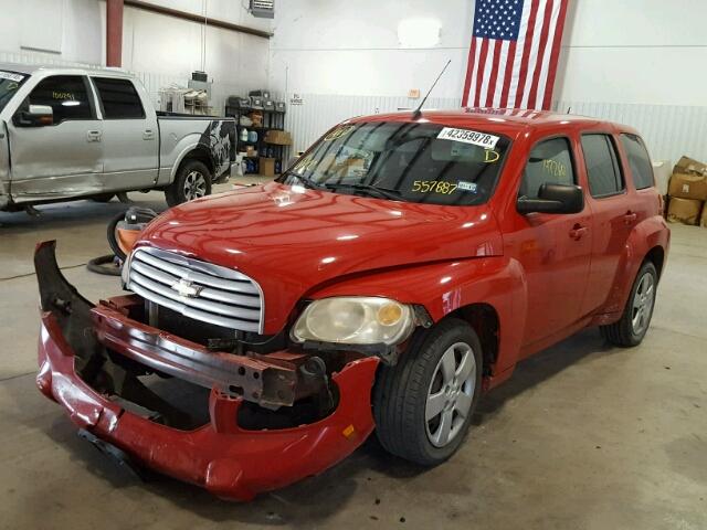 3GNBAADB2AS557887 - 2010 CHEVROLET HHR LS RED photo 2