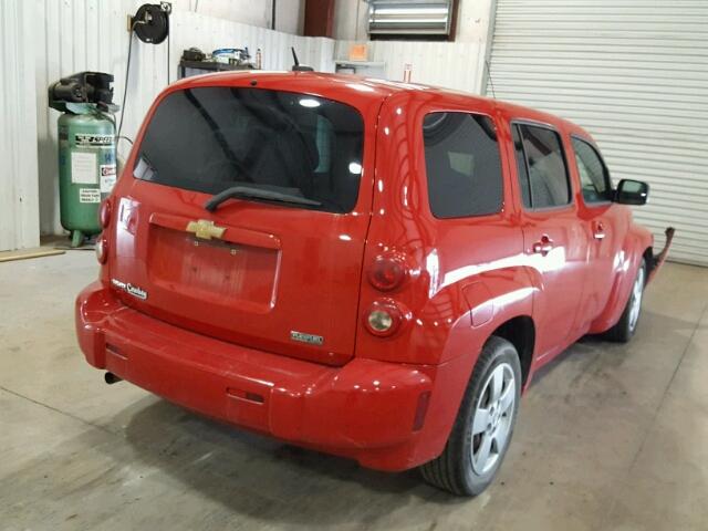 3GNBAADB2AS557887 - 2010 CHEVROLET HHR LS RED photo 4