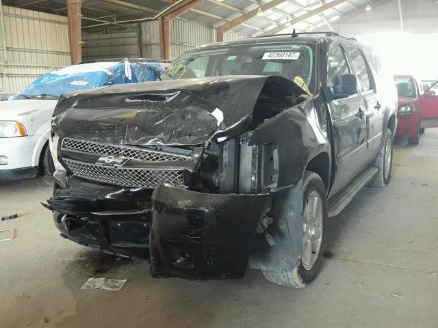 1GNFC16J37J351004 - 2007 CHEVROLET SUBURBAN BLACK photo 2