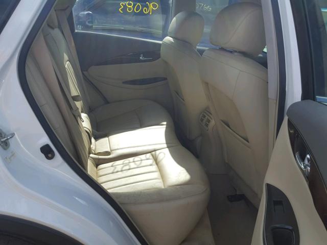 JNKAJ09F28M360849 - 2008 INFINITI EX35 BASE WHITE photo 6