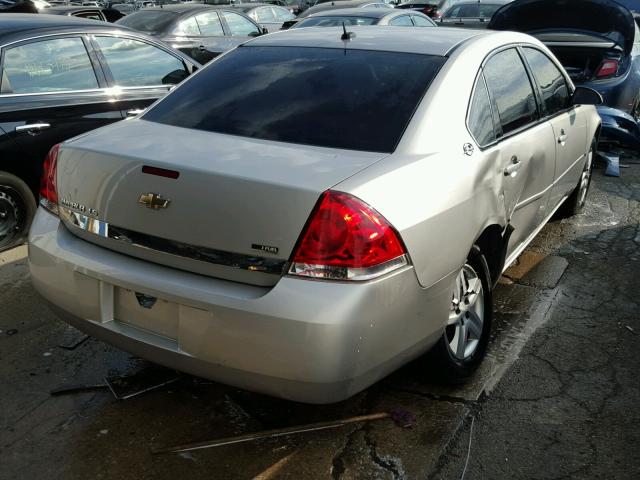 2G1WB58K979263684 - 2007 CHEVROLET IMPALA LS SILVER photo 4