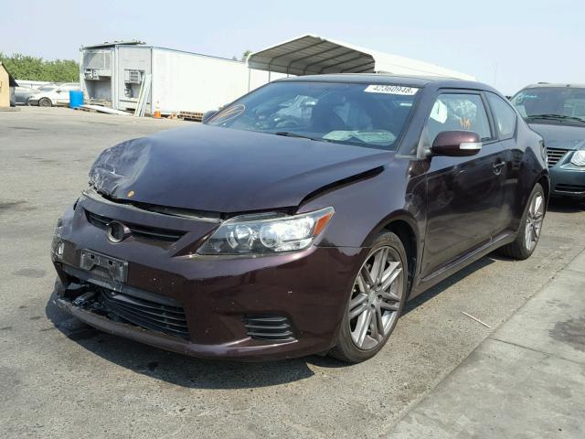 JTKJF5C72B3010290 - 2011 TOYOTA SCION TC 紫色 照片 2