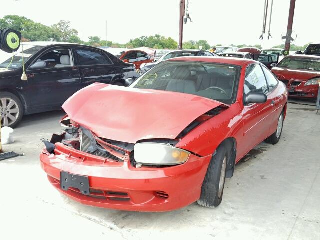 1G1JC12F247268055 - 2004 CHEVROLET CAVALIER RED photo 2