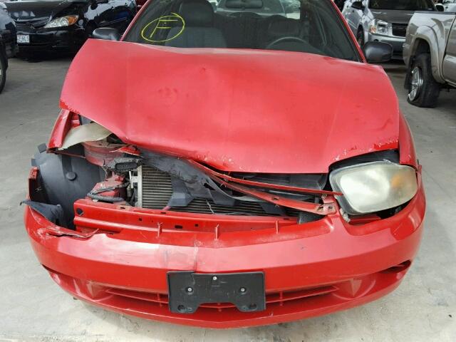 1G1JC12F247268055 - 2004 CHEVROLET CAVALIER RED photo 9