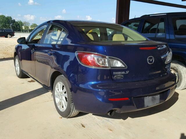 JM1BL1V73C1587711 - 2012 MAZDA 3 BLUE photo 3