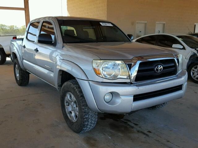 5TELU42N15Z027054 - 2005 TOYOTA TACOMA SILVER photo 1