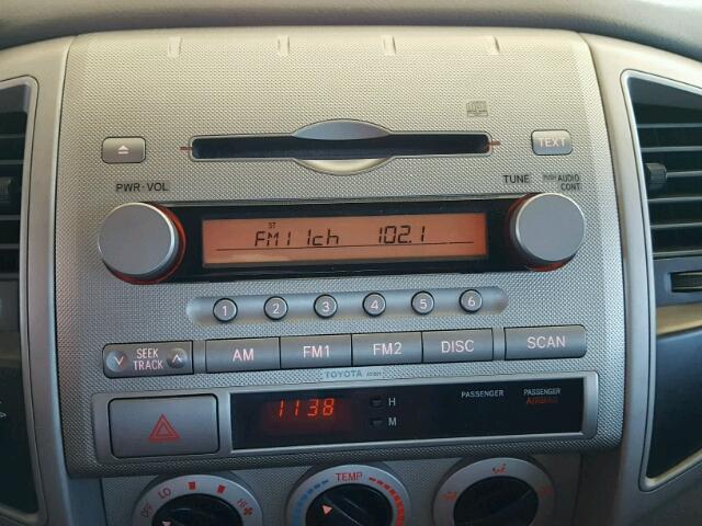 5TELU42N15Z027054 - 2005 TOYOTA TACOMA SILVER photo 9