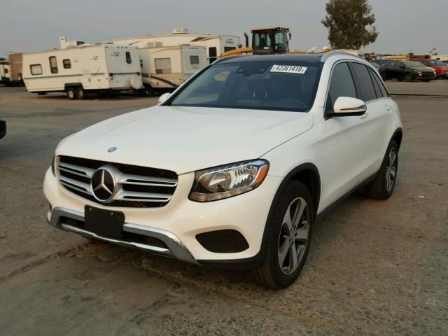 WDC0G4JB5GF028994 - 2016 MERCEDES-BENZ GLC 300 WHITE photo 2