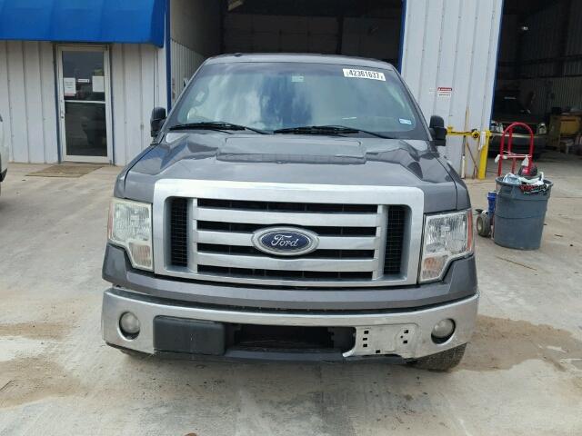 1FTRW12879FA57952 - 2009 FORD F150 SUPER GRAY photo 9