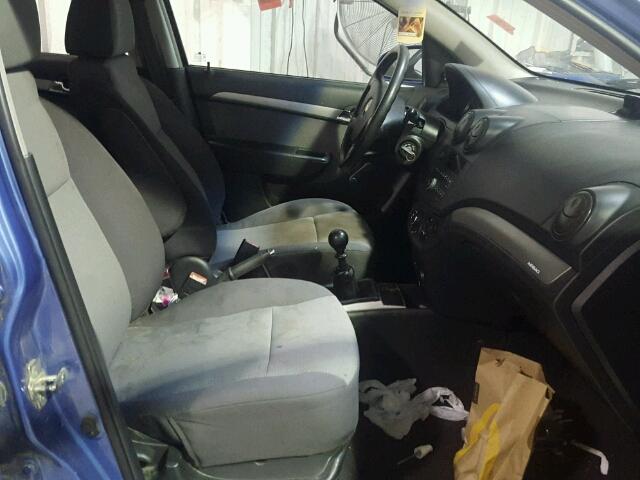 KL1TD66EX9B333581 - 2009 CHEVROLET AVEO LS 蓝色 照片 5
