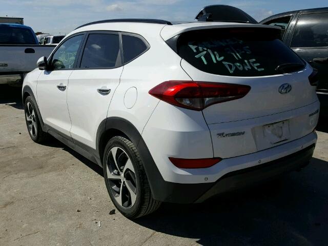 KM8J33A2XGU071248 - 2016 HYUNDAI TUCSON LIM WHITE photo 3