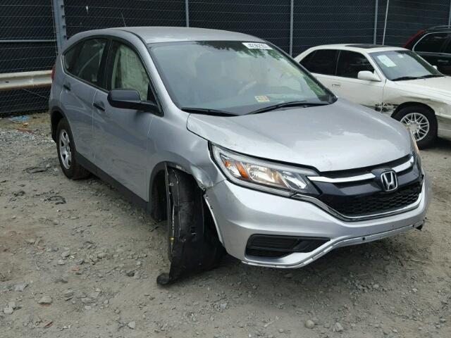 5J6RM4H38FL011251 - 2015 HONDA CR-V LX SILVER photo 1