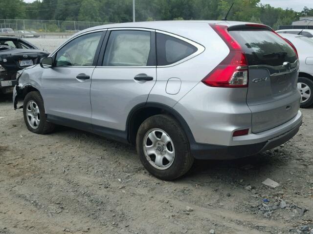 5J6RM4H38FL011251 - 2015 HONDA CR-V LX SILVER photo 3