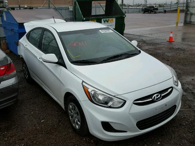 KMHCT4AE5GU082540 - 2016 HYUNDAI ACCENT SE WHITE photo 1