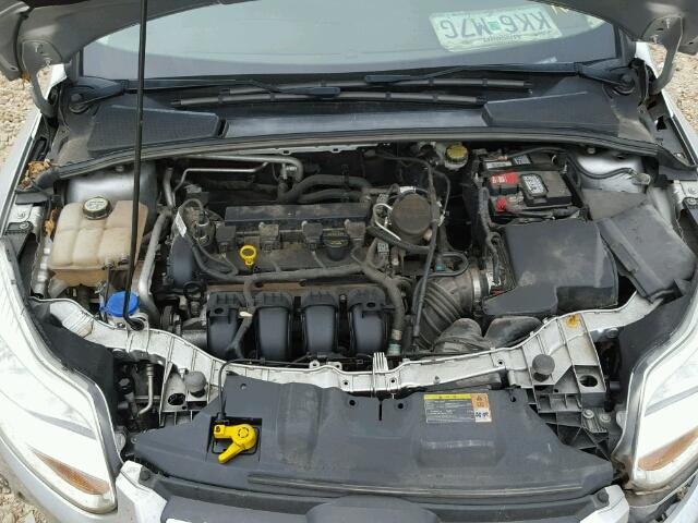 1FAHP3K22CL250394 - 2012 FORD FOCUS SE SILVER photo 7