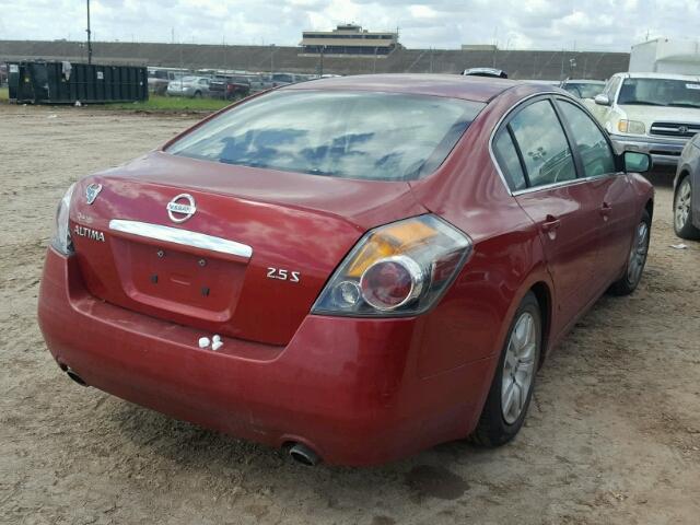 1N4AL21E09N427900 - 2009 NISSAN ALTIMA RED photo 4