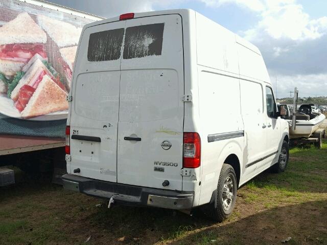 1N6AF0LX2CN110287 - 2012 NISSAN NV WHITE photo 4