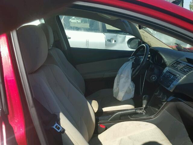 1YVHZ8DH9D5M02397 - 2013 MAZDA 6 TOURING RED photo 5