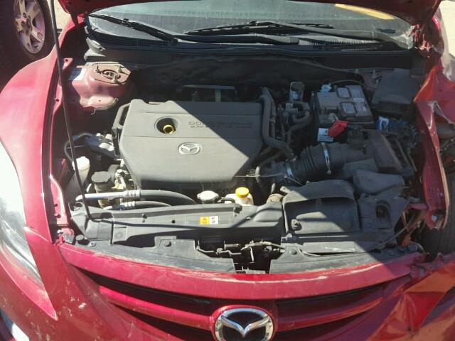 1YVHZ8DH9D5M02397 - 2013 MAZDA 6 TOURING RED photo 7