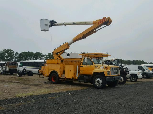 1GDM7H1J8VJ517384 - 1997 GMC C-SERIES YELLOW photo 10