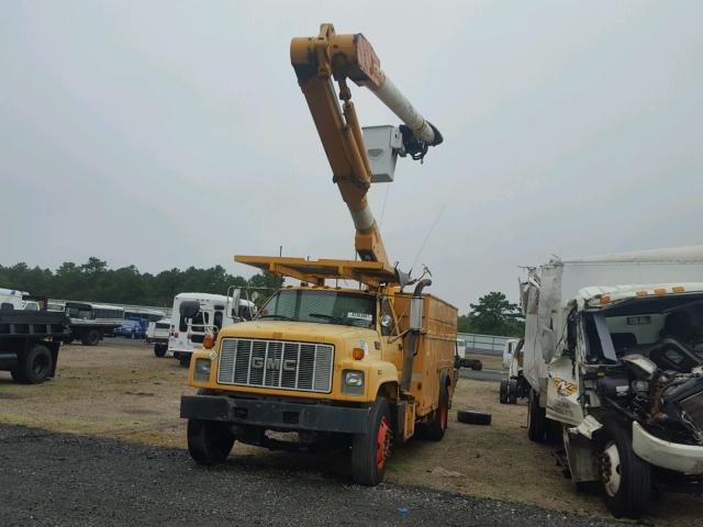 1GDM7H1J8VJ517384 - 1997 GMC C-SERIES YELLOW photo 9