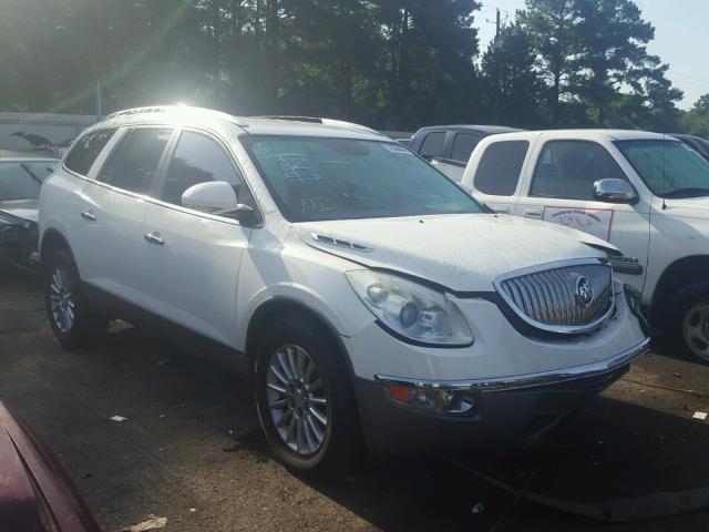5GALRBED4AJ112727 - 2010 BUICK ENCLAVE CX WHITE photo 1