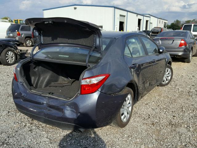 2T1BURHE0GC667653 - 2016 TOYOTA COROLLA L GRAY photo 4