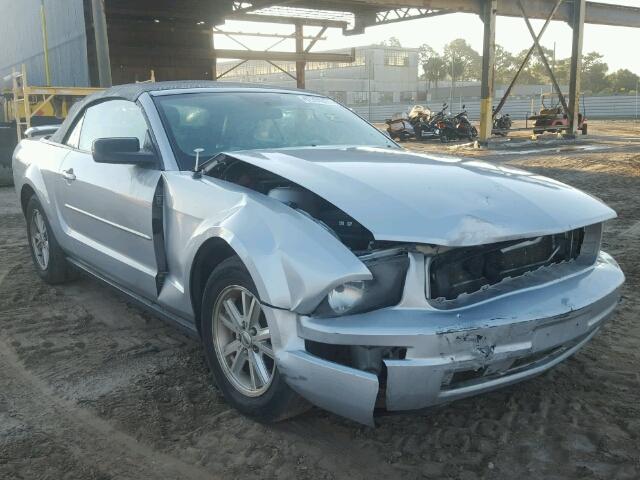 1ZVFT84N165254606 - 2006 FORD MUSTANG SILVER photo 1